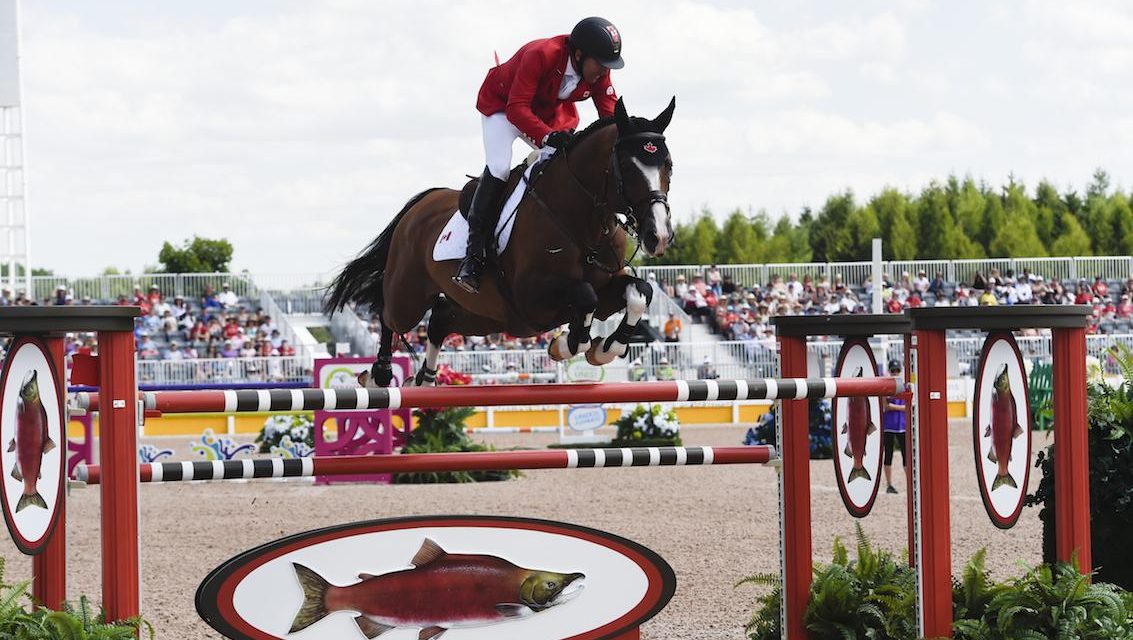 Eric Lamaze competing