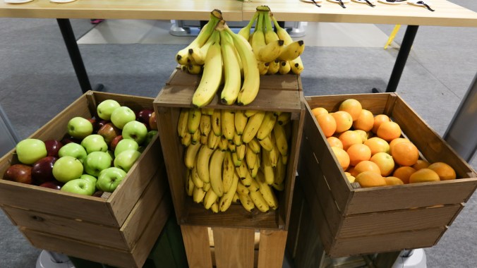 Pan Am Athletes' Village food hall Fruit galore (photo: Alexa Fernando)