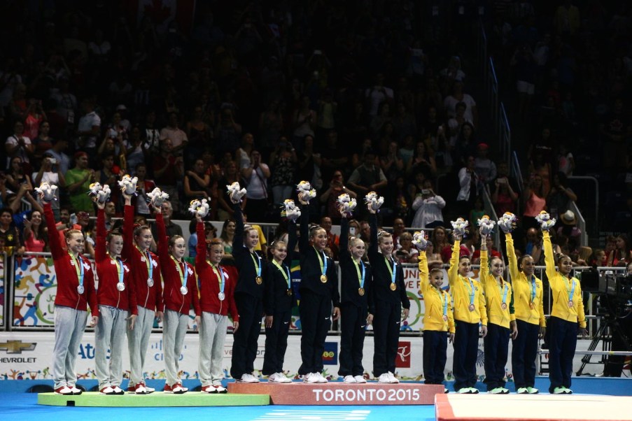 USA receives gold, while Canada receives silver, and Brazil bronze