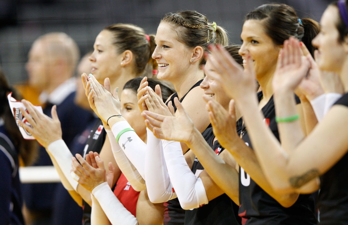 The women's volleyball team played to an 8th place finish at TO2015.