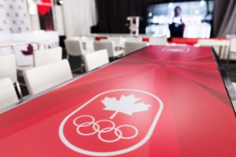 Table at Canada House Canada House before the guests arrive