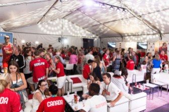 TO2015 Canada House Family and friends at Canada House