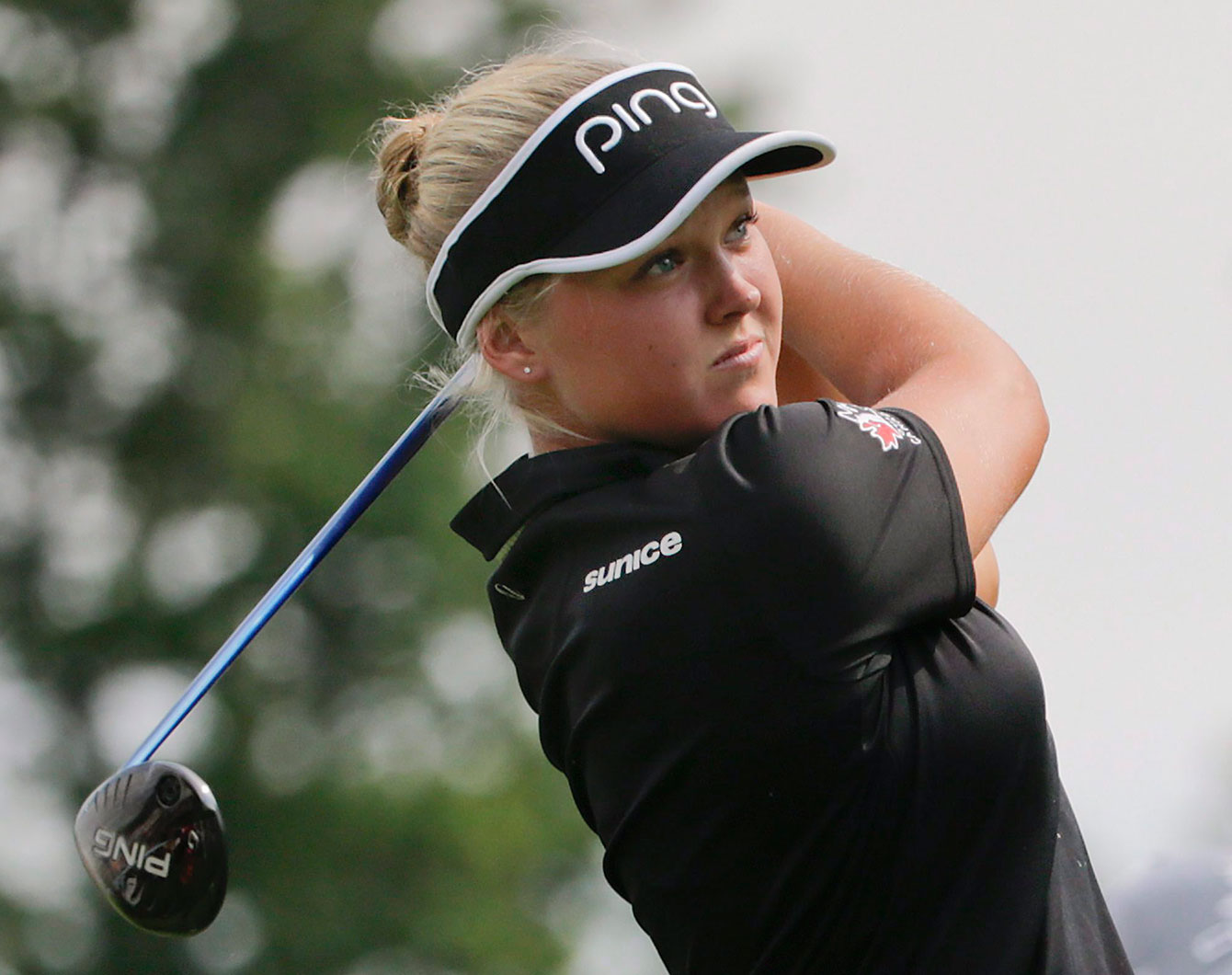 Henderson at the US Women's Open in July. She tied for 5th-place and won over $141,000. 