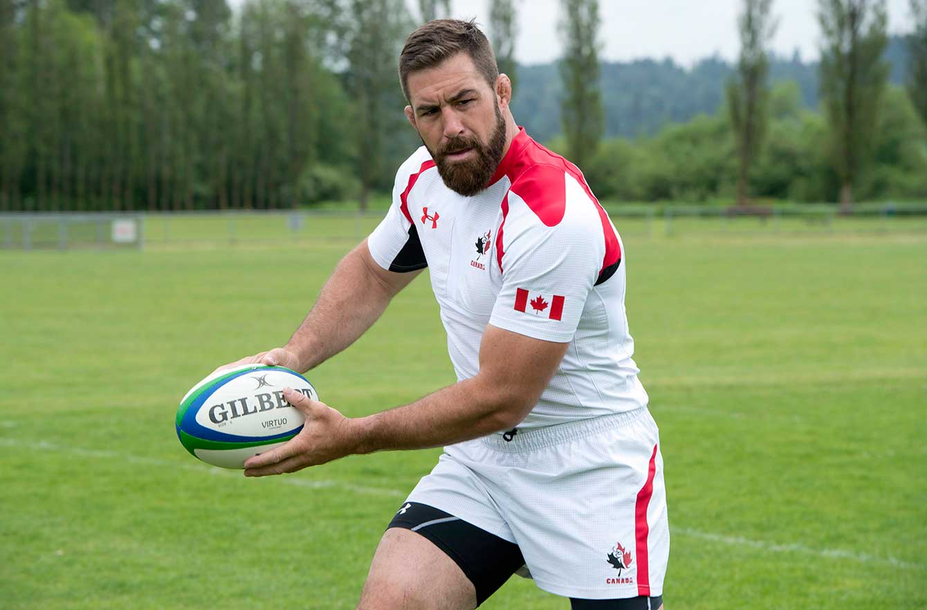 Jamie Cudmore will join Canadian rugby greats Gareth Rees, Rod Snow, Mike James, and Al Charron as the athletes to play in four Rugby World Cups.