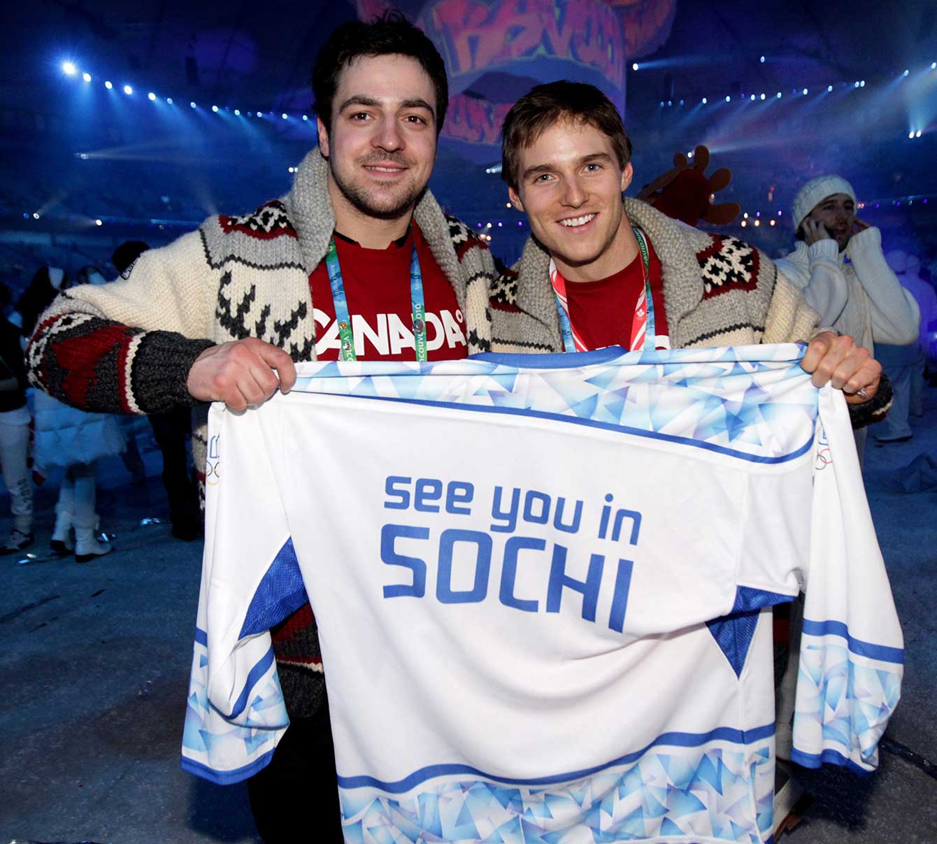 Brad Spence at the Vancouver 2010 Closing Ceremony.