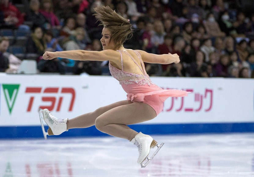Veronik Mallet Veronik Mallet at Skate Canada International on October 31, 2015.