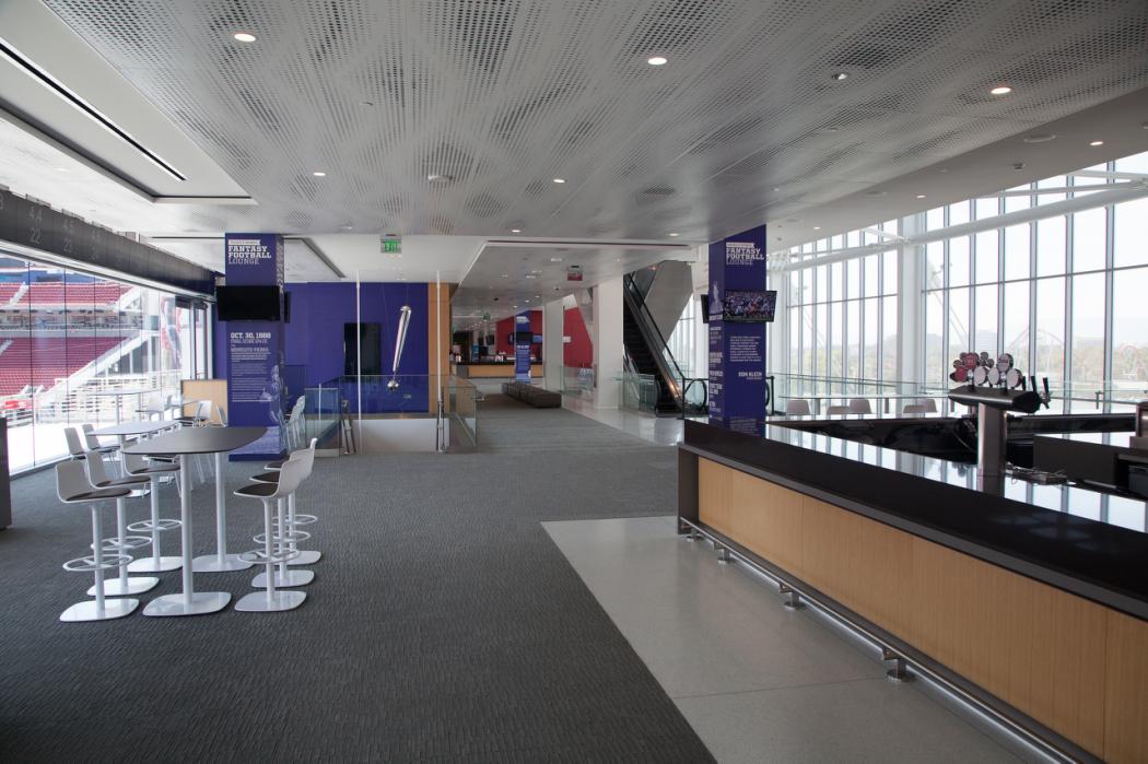 The Yahoo Fantasy Football Lounge at Levi's Stadium in San Fransisco.