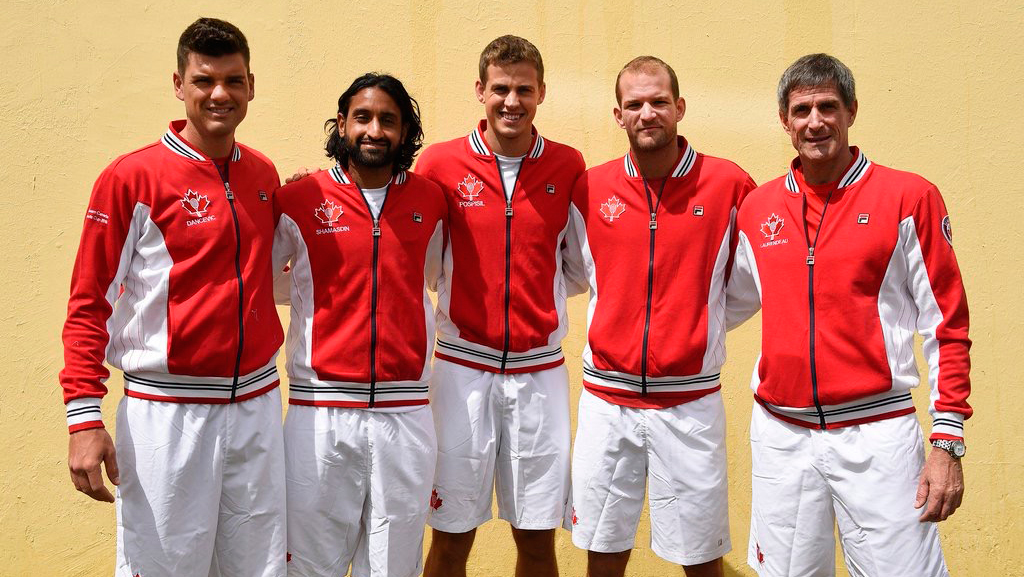 On Wednesday, the captain of Team Canada Martin Laurendeau (right) appointed Philip Bester and Adil Shamasdin to replace Milos Raonic and Daniel Nestor (Photo: Tennis Canada)