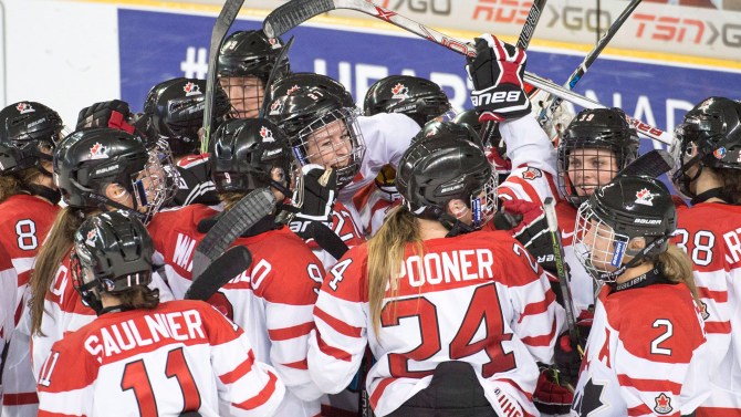 Hockey worlds: Spooner hat-trick sparks Canada to the final