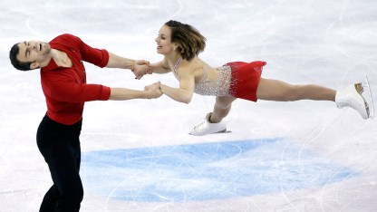 Meagan Duhamel, Eric Radford Meagan Duhamel and Eric Radford during their short skate at ISU Figure Skating World Championships on April 1, 2016.
