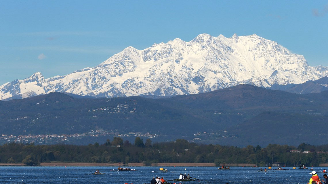 A training day prior to competition at World Rowing Cup I in Varese, Italy (Photo: Igor Meijer via FISA/World Rowing). 