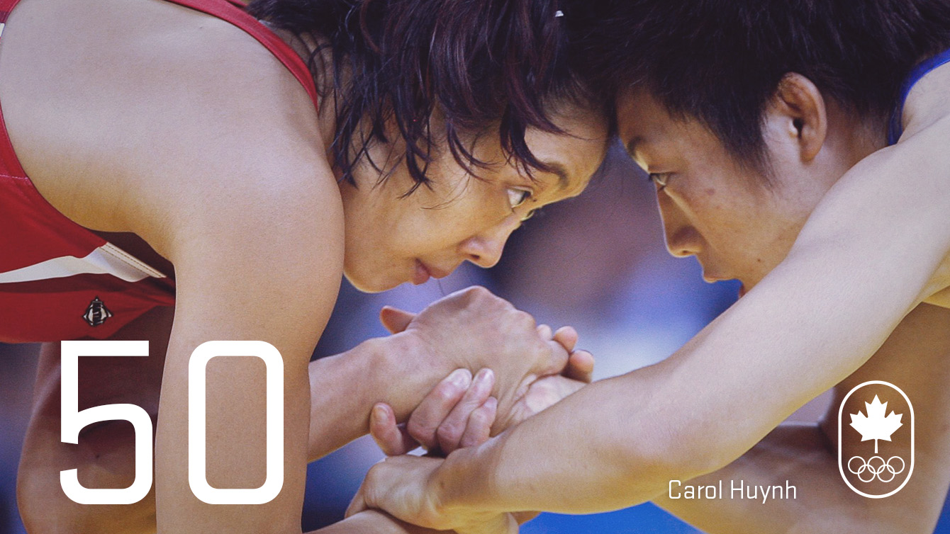 Day 50 - Carol Huynh: Beijing 2008, wrestling (gold)