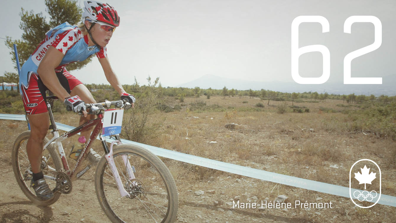 Day 62 - Marie-Hélène Prémont: Athens 2004, cycling (silver).