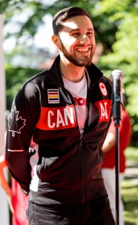 Joseph Polossifakis gets interviewed at Beach Party on July 1, 2016.