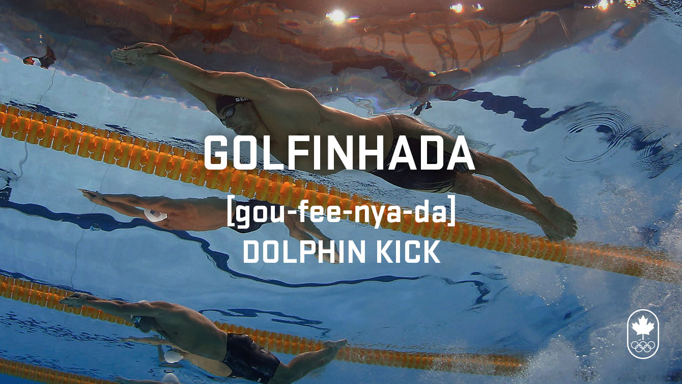 Carioca Crash Course, swimming edition, dolphin kick (golfinhada)