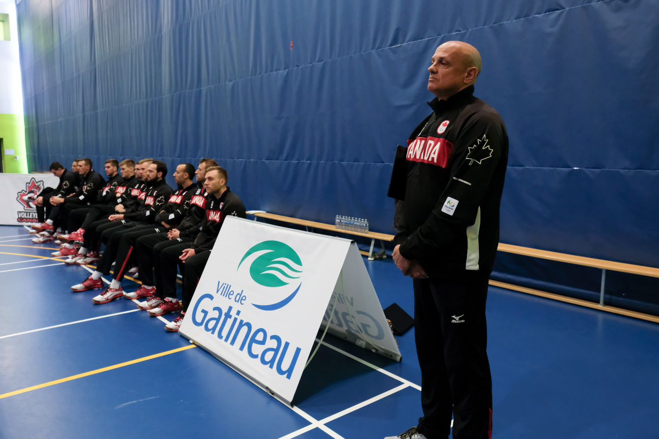 Glenn Hoag stands alongside his squad. on July 22, 2016.