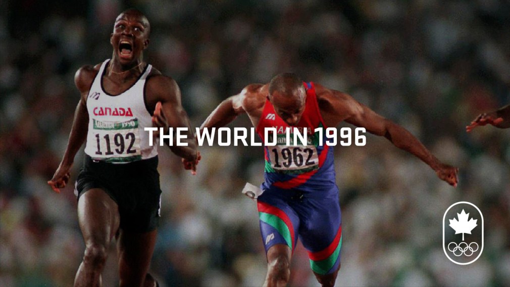 What the world was like last time Canada had an Olympic 100 metre medallist