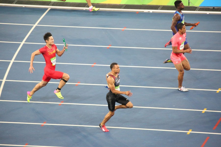 Men's 4x100 Relay, Rio 2016. August 19, 2016.
