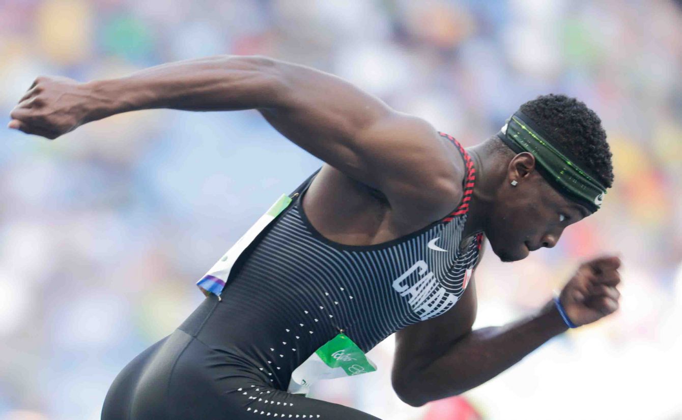 Aaron Brown, Rio 2016. August 13, 2016. COC Photo/Jason Ransom.