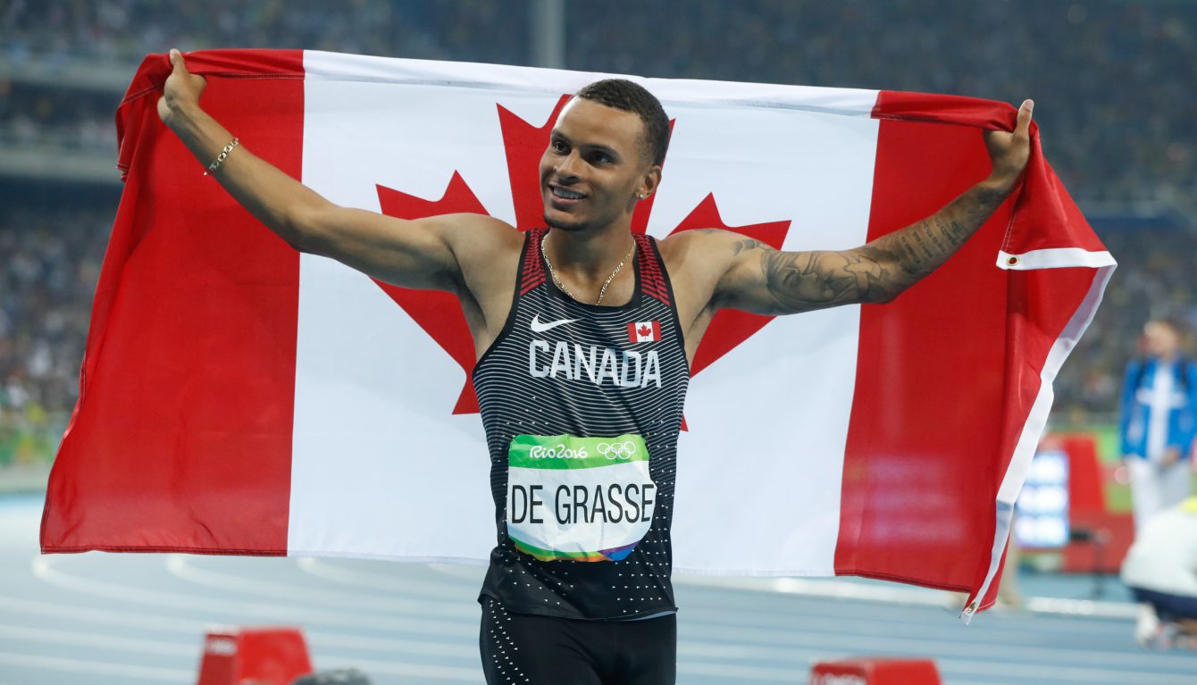Andre De Grasse, Usain Bolt, Rio 2016, 100m, final, bronze, Olympics, Canada