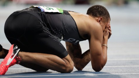 Rio 2016: Andre De Grasse 100m final bronze Andre De Grasse, Usain Bolt, Rio 2016, 100m, final, bronze, Olympics, Canada