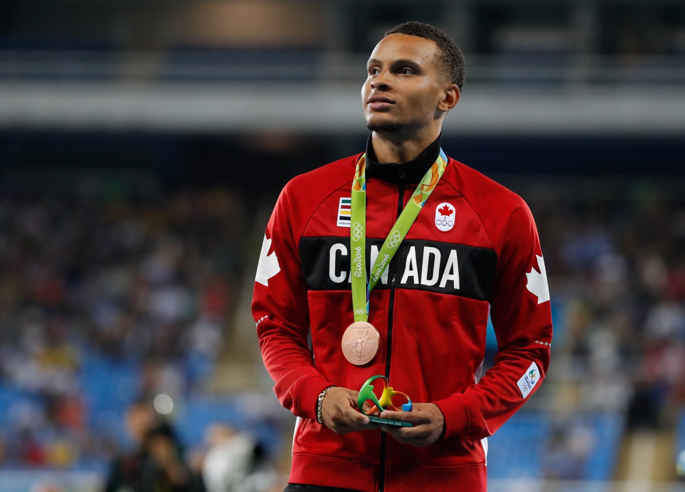 Andre De Grasse, Rio 2016. August 15, 2016. COC Photo/Mark Blinch