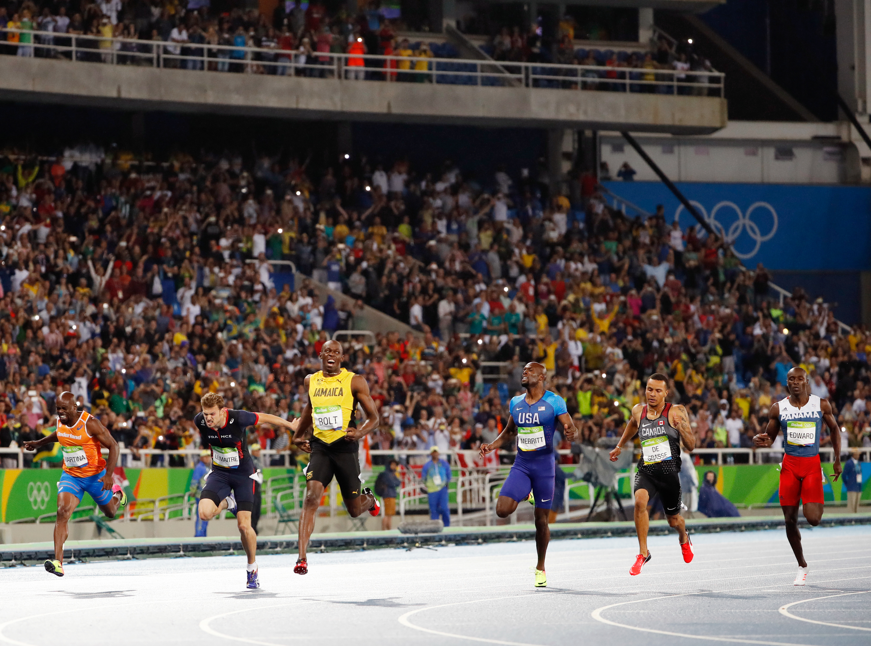 Andre De Grasse, Rio 2016. August 18, 2016. COC Photo/Stephen Hosier