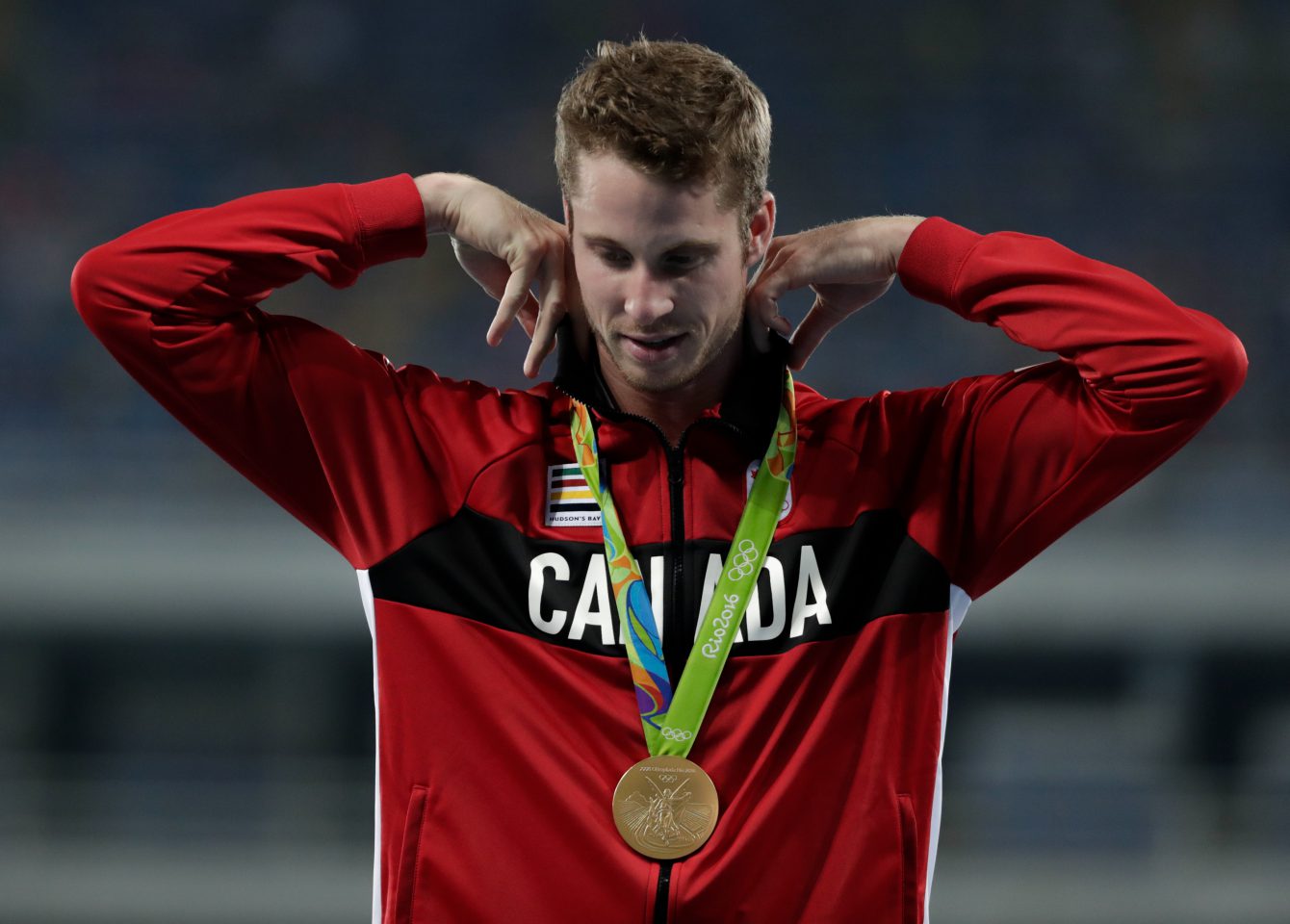 Derek Drouin, Rio 2016. August 17, 2016. COC Photo/Jason Ransom. 