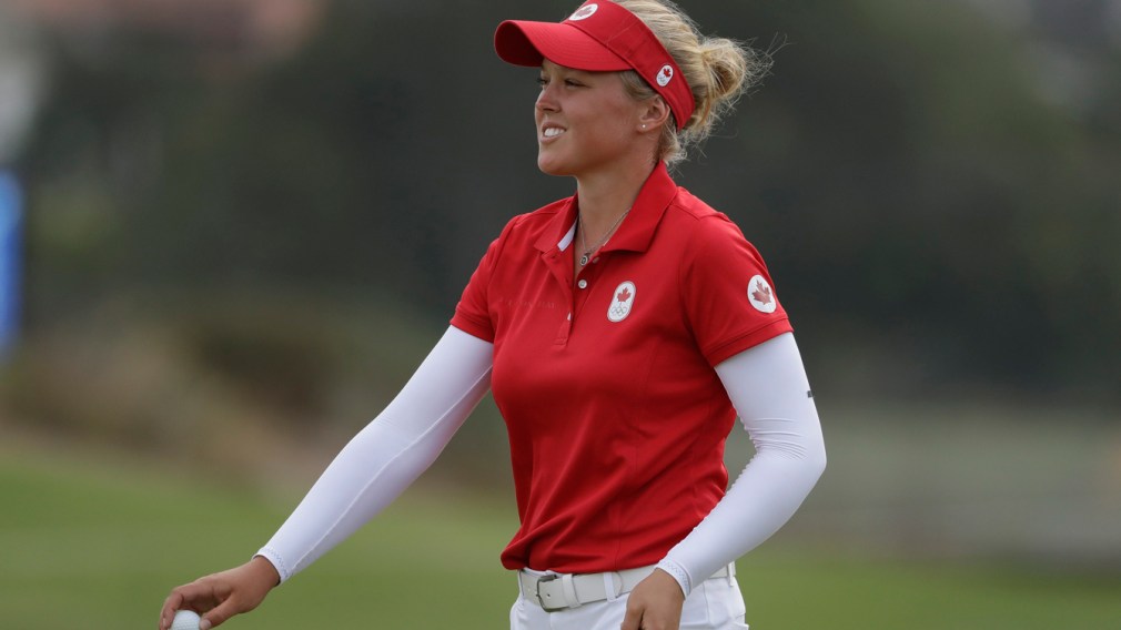 Henderson moves into tie for third at Olympic golf tournament