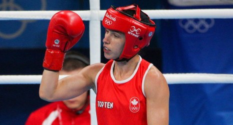 Rio 2016: Mandy Bujold Mandy Bujold in the quarterfinals match at Rio 2016. COC Photo/David Jackson