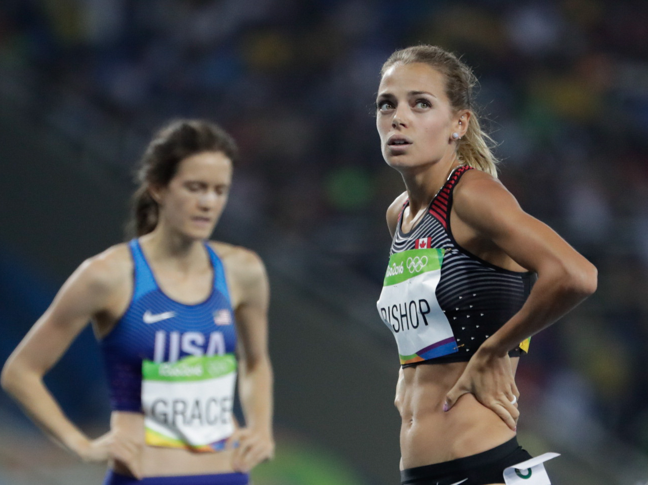 Melissa Bishop, Rio 2016. August 20, 2016. COC Photo/David Jackson