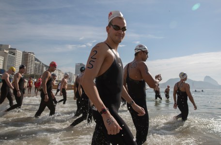 Rio 2016: Richard Weinberger Canada's Richard Weinberger, #25, competes in the marathon swim at the Olympic games in Rio de Janeiro, Brazil, Tuesday, August 16, 2016. Weinberger finished 17th. COC Photo/ Jason Ransom