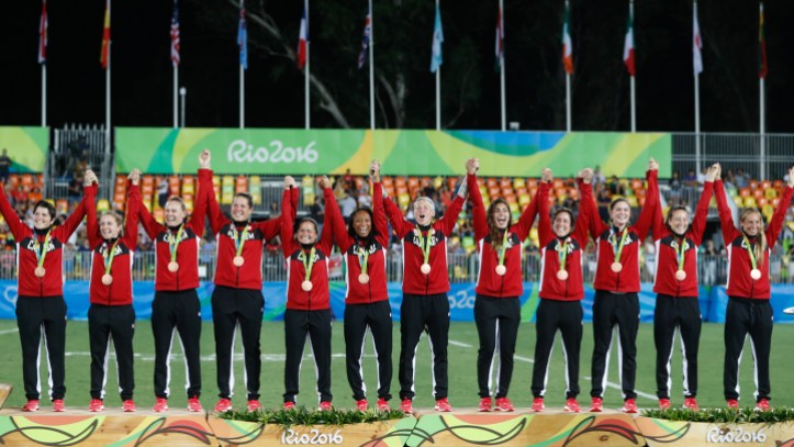 Rio 2016: Rugby Women Rio 2016: Women's rugby bronze ( Mark Blinch)