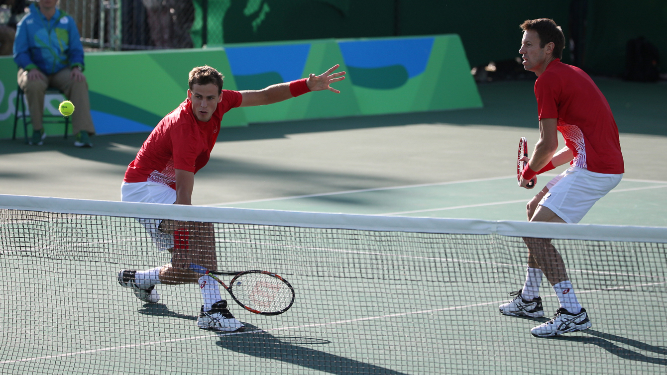 Rio 2016: Vasek Pospisil and Daniel Nestor, tennis