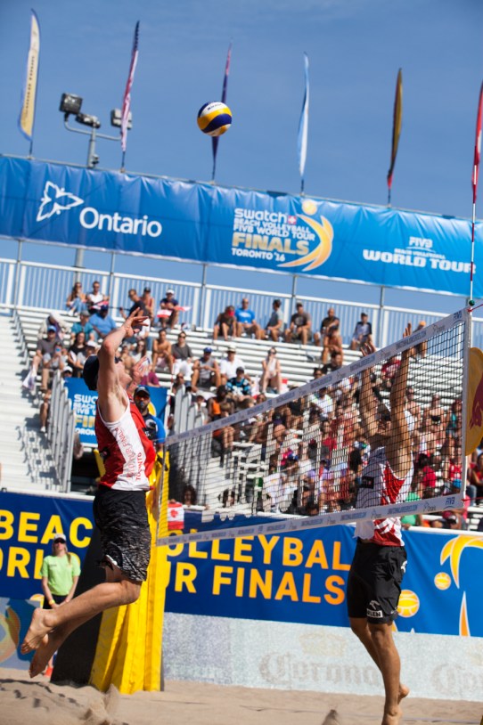 Binstock at the FIVB World Tour Finals