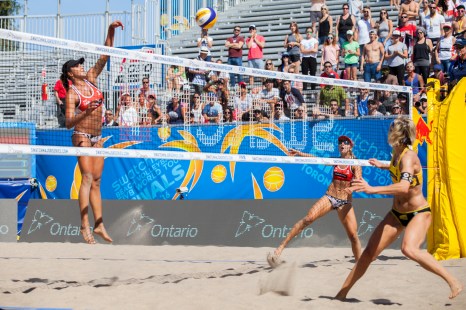 Bansley and Wilkerson at the FIVB World Tour Finals