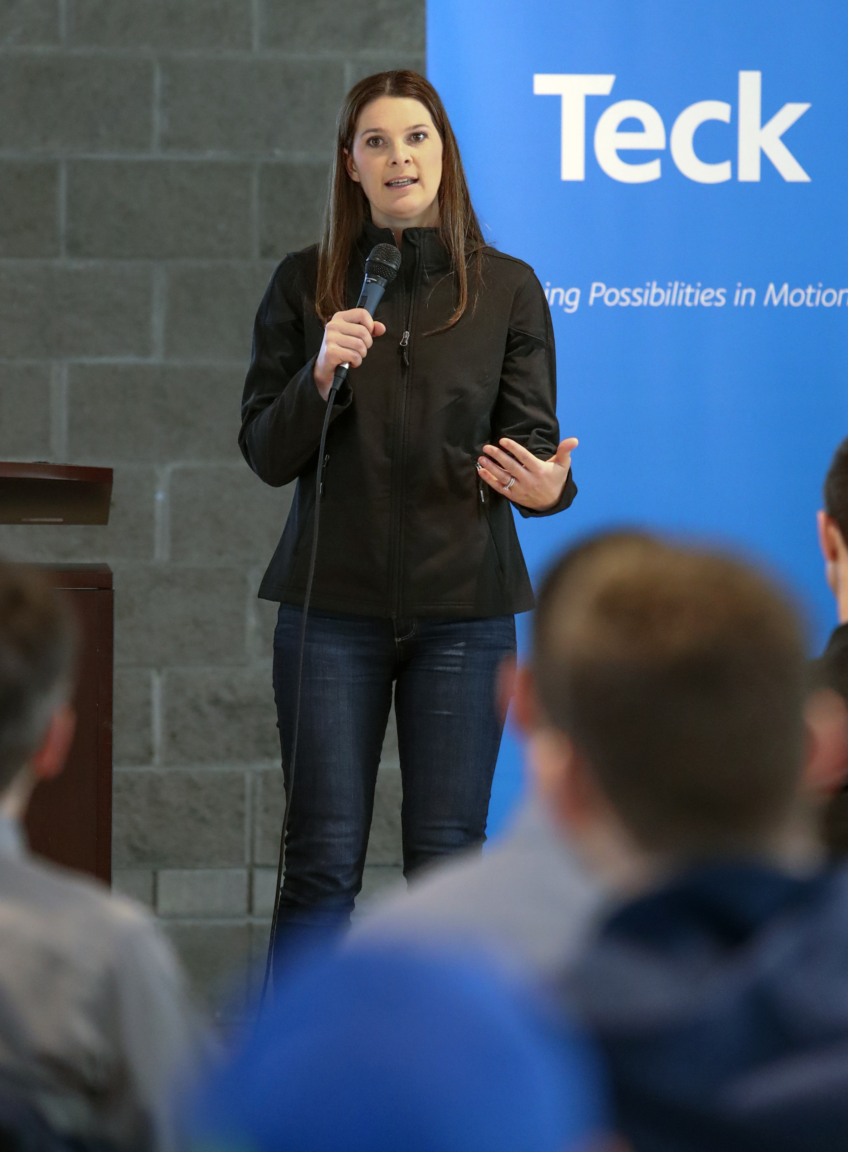 Jennifer Botterill speaks to coaches at the Teck Coaching Series in Kamloops, BC on December 3, 2016 (Photo: Allen Douglas)