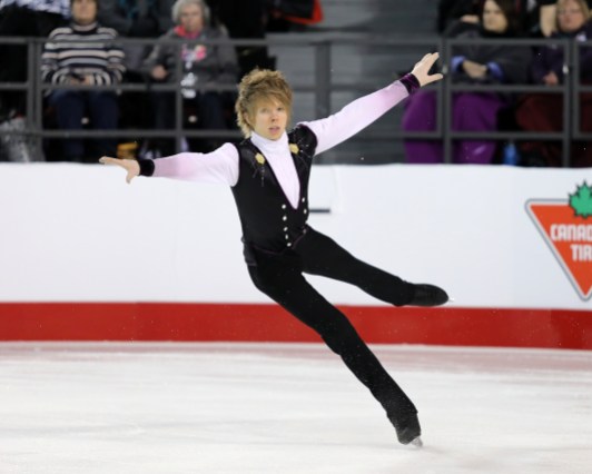 Kevin Reynolds Canadian Tire National Skating Championships 2017 Kevin Reynolds in the free skate at the Canadian Tire National Skating Championships, January, 21, 2017 PHOTO: Greg Kolz