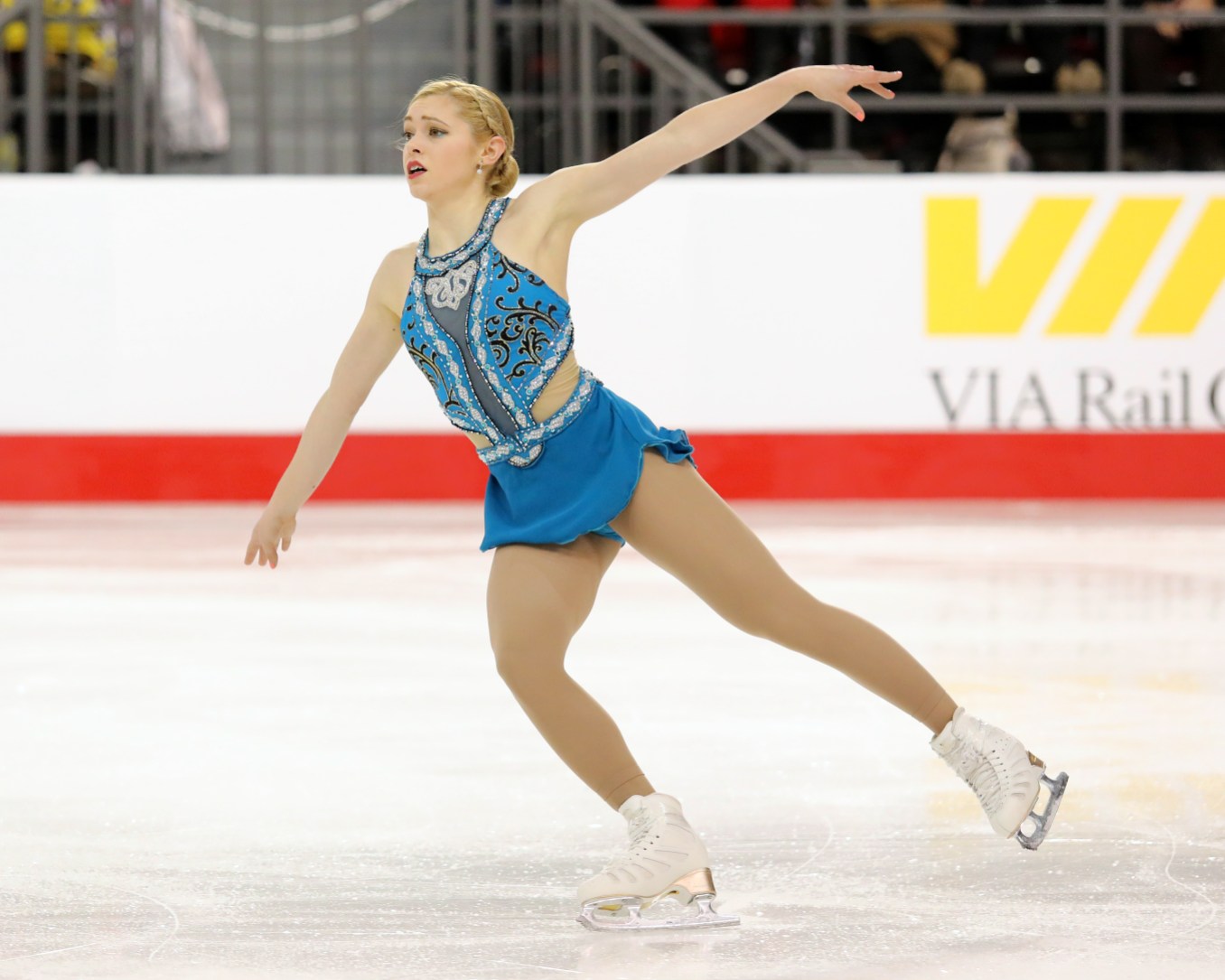 Alaine Chartrand Canadian Tire National Skating Championships 2017 Alaine Chartrand in the free skate at the Canadian Tire National Skating Championships, January, 21, 2017 PHOTO: Greg Kolz