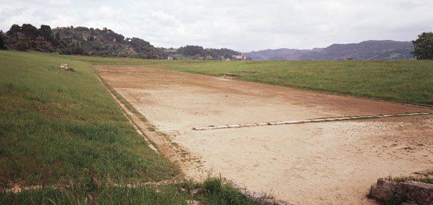 Participants explored ancient Olympic stadium venues