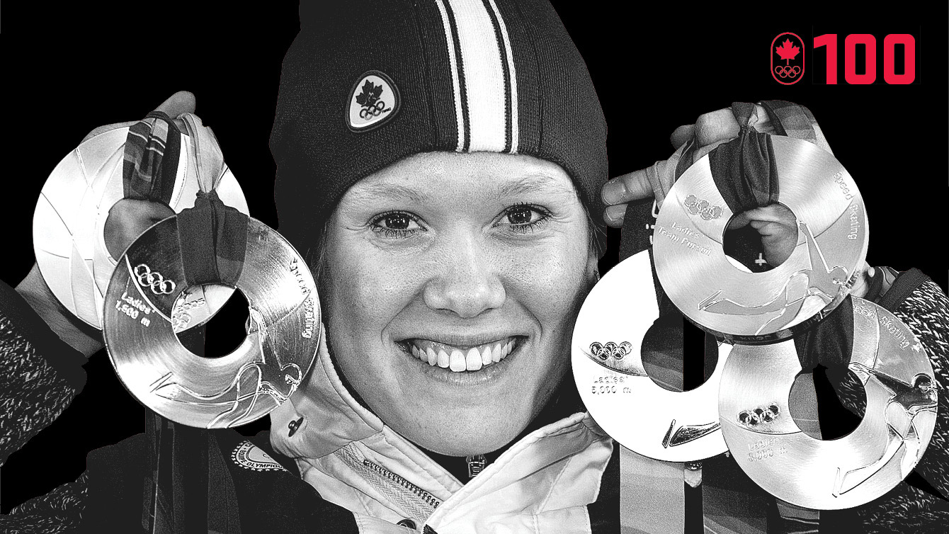 Cindy Klassen was the “woman of the Games” at Turin 2006. The first Canadian athlete to win five medals at one Olympic Games, she was also the first female speed skater to achieve that feat. With six career medals, she became Canada’s all-time most decorated Olympian. BE EXCELLENT