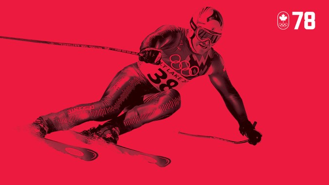 100-countdown-78-hor Edi Podivinsky was recovering from knee surgery instead of competing at Albertville 1992 when his doctor challenged him to make a comeback just like new Olympic downhill champion Kerrin Lee-Gartner. Two years later in Lillehammer, Podivinsky won downhill bronze, just the second Olympic alpine skiing medal ever by a Canadian man. BE RESILIENT