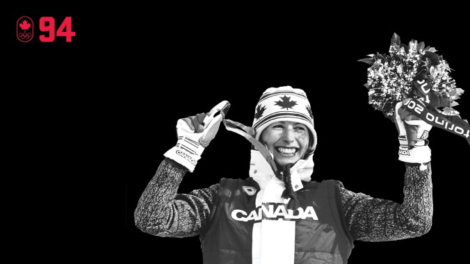 Chandra Crawford was a relative unknown when she made her Olympic debut at Turin 2006. But she powered through round after round of the cross-country sprint, winning her quarterfinal and semifinal before skiing to the gold medal and celebrating on the podium with exuberance. BE EXCELLENT
