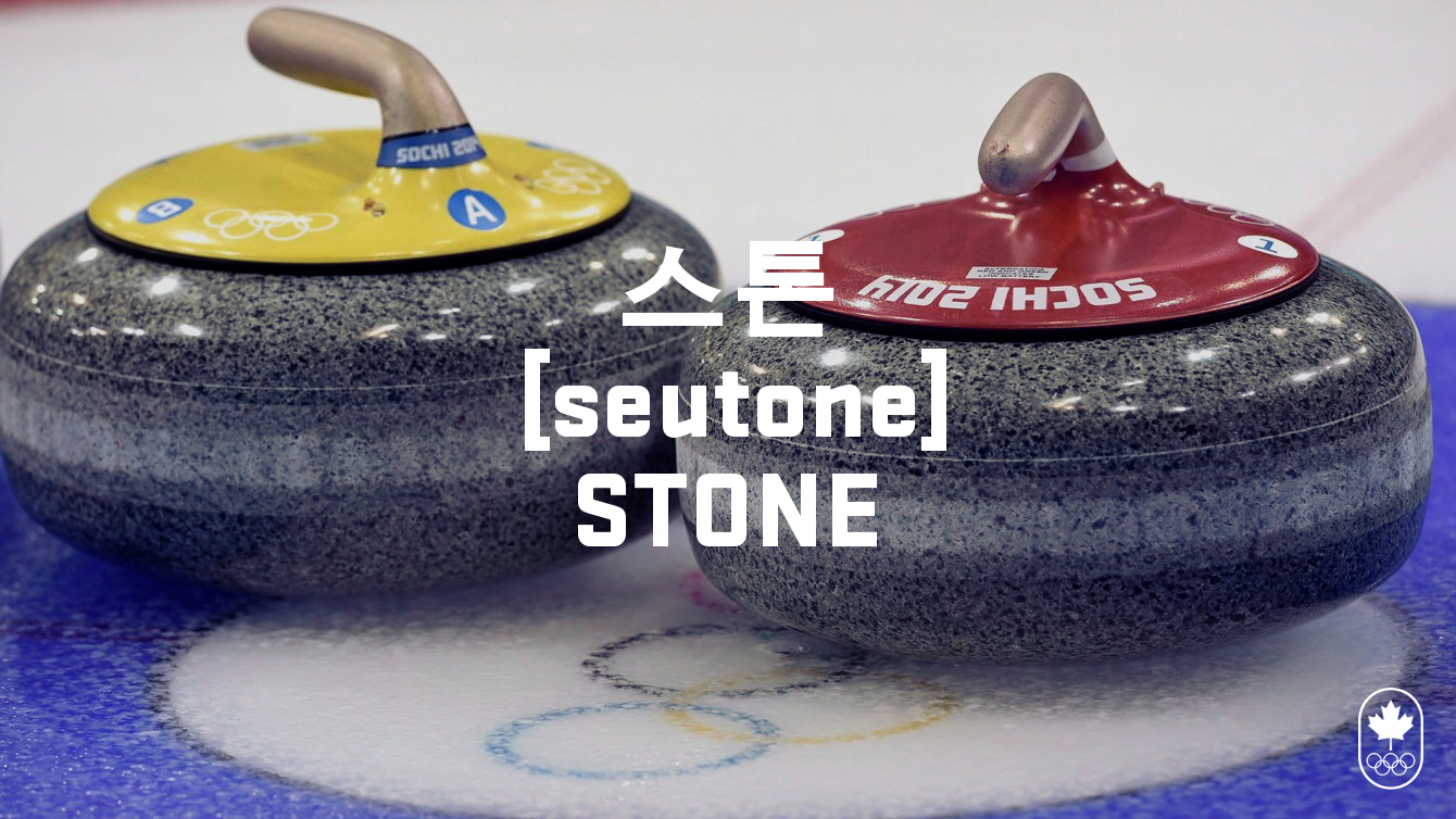 Team Canada - Curling Stone Hangul seutone