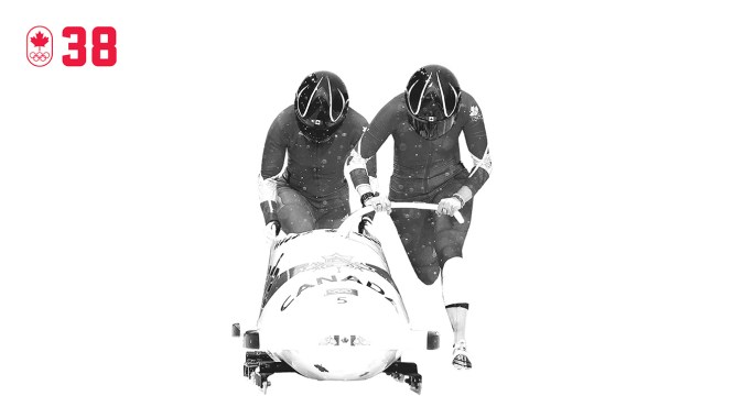 The first Canadian woman to win a World Cup bobsleigh medal, Helen Upperton missed the podium at Turin 2006 by 0.05 of a second. At Vancouver 2010, she and brakeman Shelley-Ann Brown were fifth after the first run, but slid their way up the standings to the silver medal. BE DETERMINED.