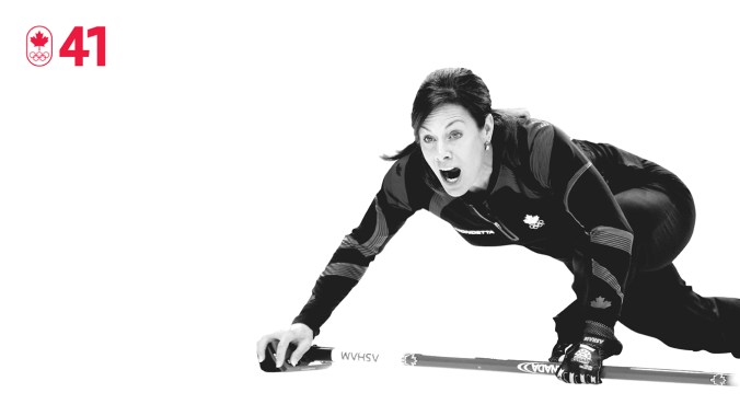 After a decade spent building her business, Cheryl Bernard’s focus returned to curling in the late 2000s. Having never won a major tournament, she skipped her team of Susan O’Connor, Carolyn Darbyshire, Cori Bartel and Kristie Moore to a surprising victory at the Olympic trials and then a silver medal at Vancouver 2010. BE DETERMINED