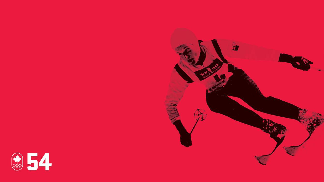 At a time when resources for Canadian alpine skiers were severely lacking, Lucile Wheeler shocked the world when she won downhill bronze at Cortina d’Ampezzo 1956. In an event that had been dominated by Europeans, Wheeler became the first North American to stand on the Olympic podium. BE A LEADER