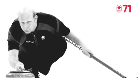 100 COUNTDOWN 71 HOR At Salt Lake City 2002, Kevin Martin lost the gold when his last shot slid just too far. With all new teammates, Martin finally got his Olympic gold medal at Vancouver 2010, skipping his rink of John Morris, Marc Kennedy, Ben Hebert and Adam Enright to the first perfect record since curling returned to the Olympic program. BE RESILIENT