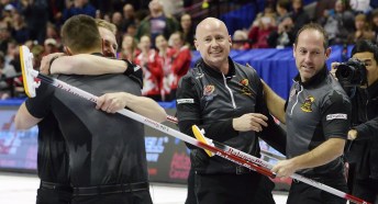 Team Canada Kevin Koe; Marc Kennedy; Brent Laing; Ben Hebert