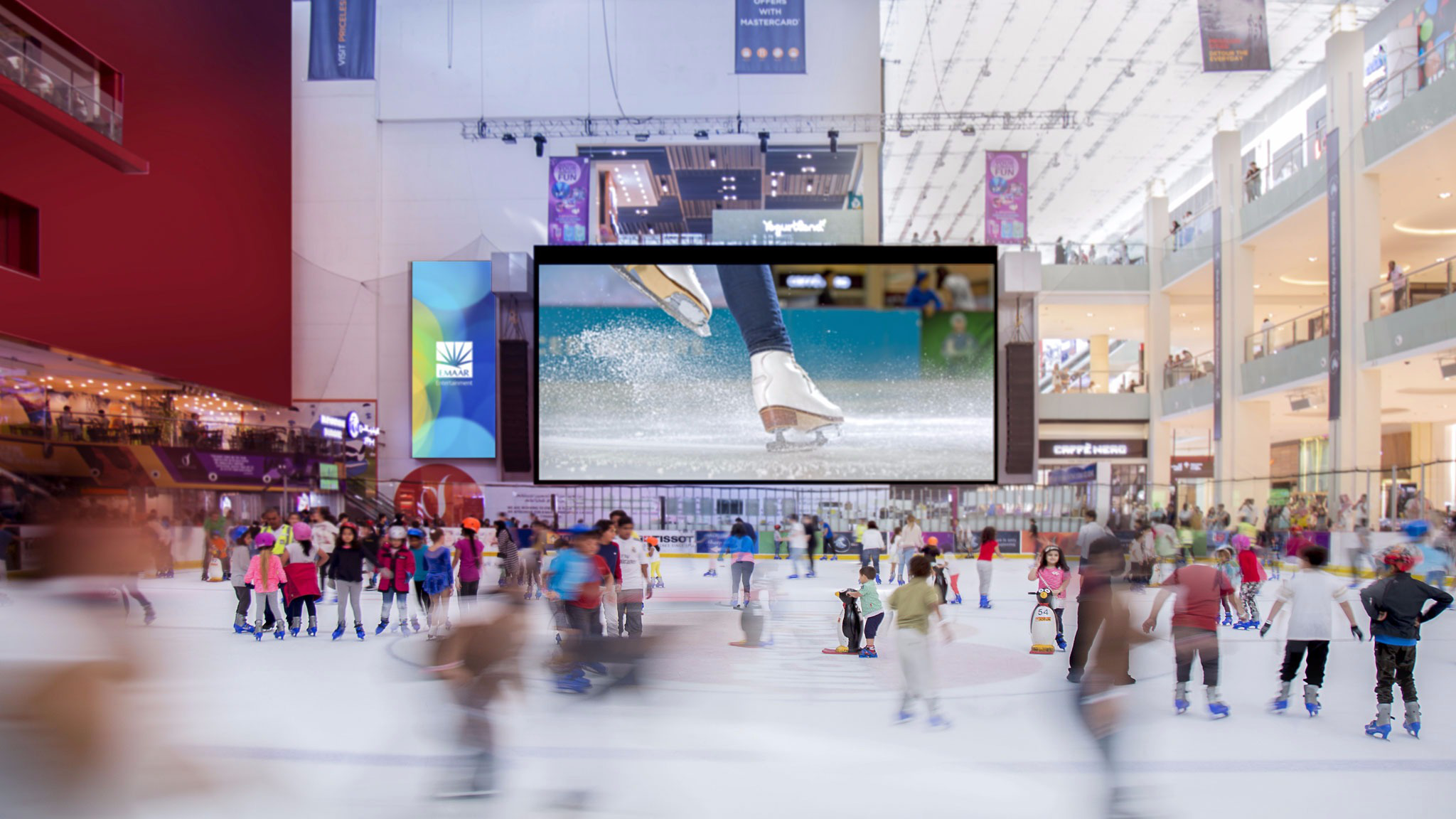 Team Canada - Dubai skating rink